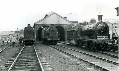 Steam Day at Muirkirk Railway Shed 30th June 1963