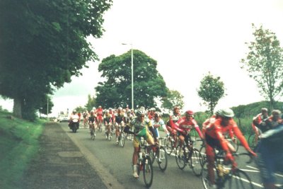 Tour of Britian passing through Muirkirk 2006